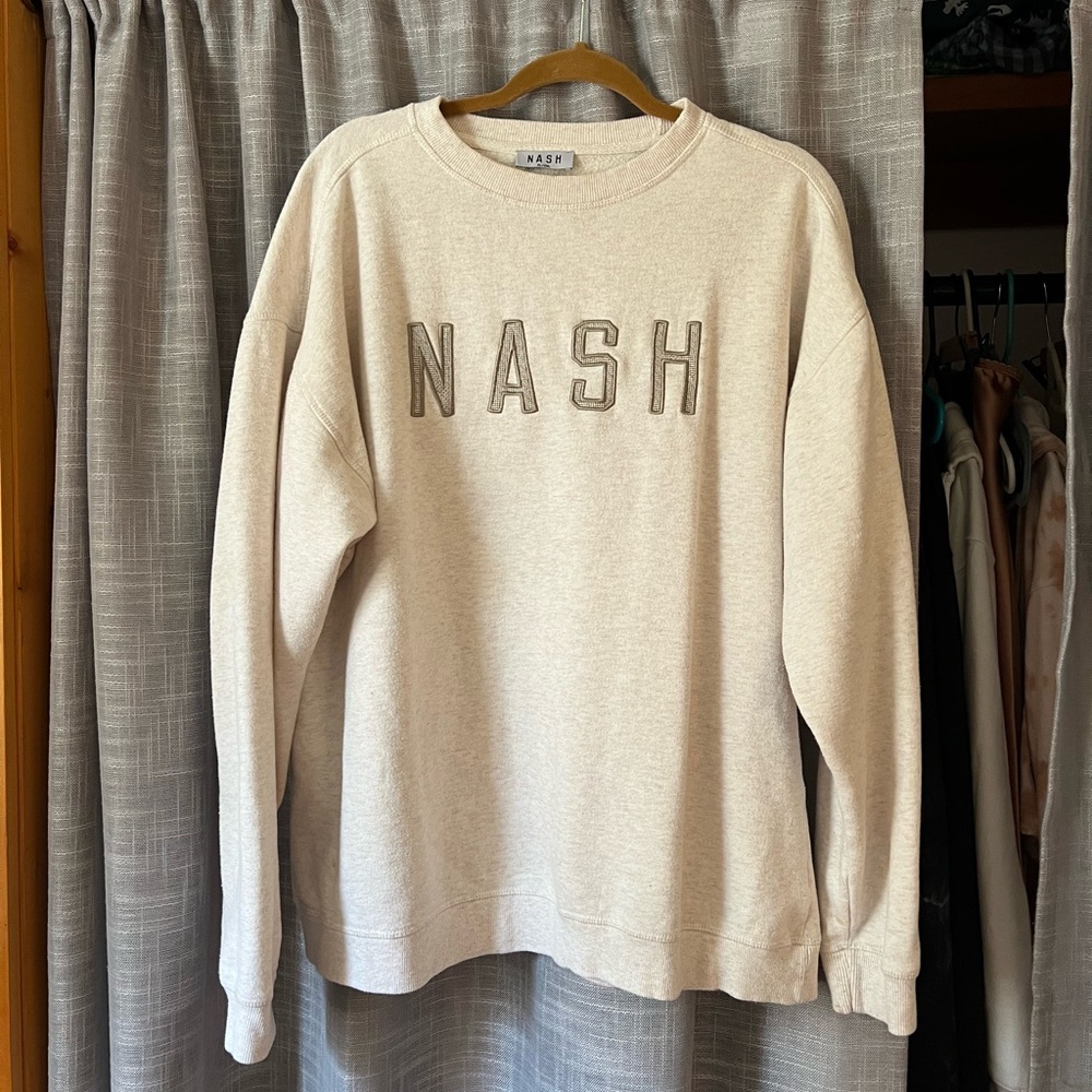 Ash Beige Crewneck Women’s Sweater
